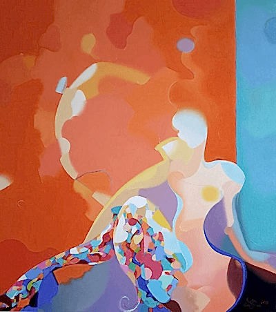 80x90 cm Tüab - Olga Grafova Dilek